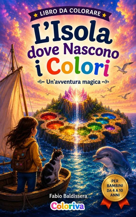 Couverture : L'Isola dove Nascono i Colori