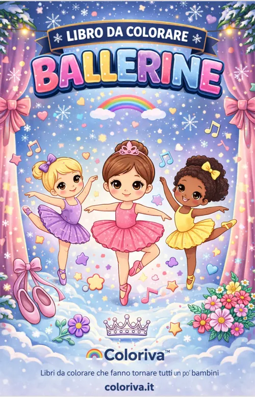 Libro da Colorare Ballerine - Prossimamente