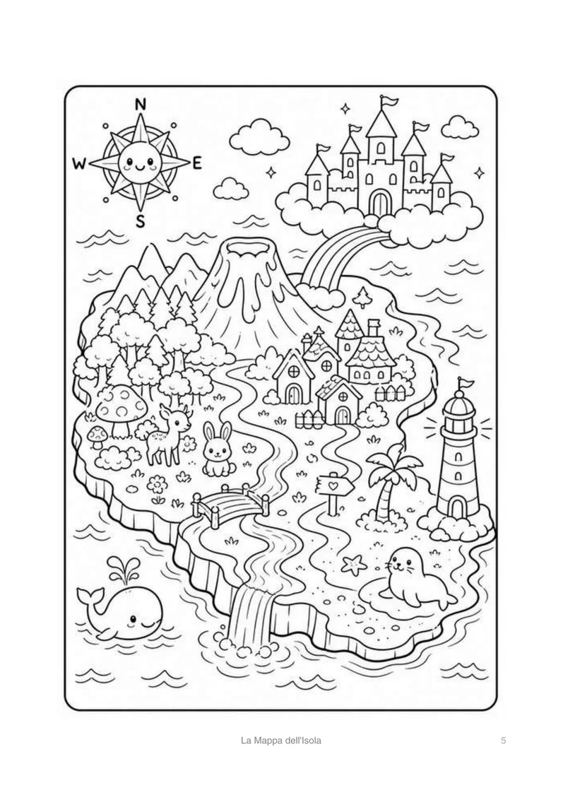 Mappa dell’isola